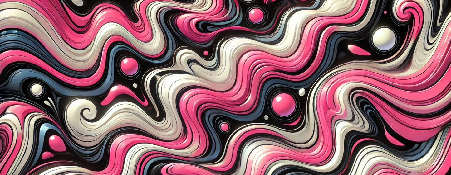 Bubblegum Boo - Mousepad 90x35