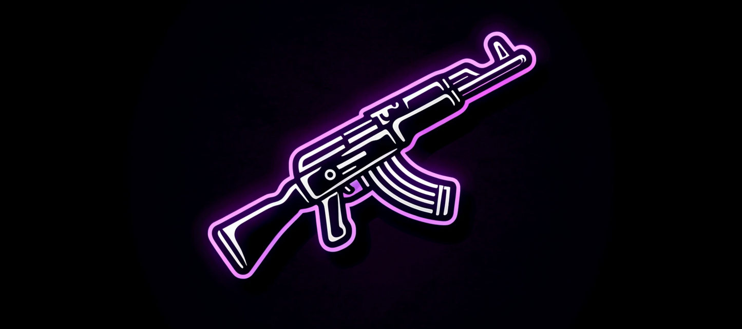 Purple Gangster - Mousepad 90x40