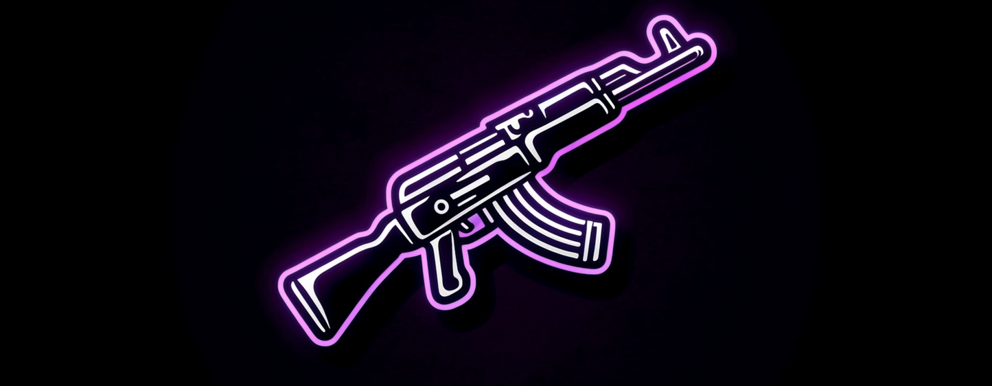 Purple Gangster - Mousepad 90x35